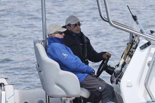 Simoneta Gómez Acebo accompanies King Juan Carlos on his journey at sea King Juan Carlos I and Pedro Campos embark at the port of Sanxenxo, on May 15, 2026, in Sanxenxo Galicia, Spain PUERTO SANXENXO REY JUAN CARLOS 15 MAY 2026 Raú Sanxenxo Sanxenxo Sanxenxo Spain  Copyright: xRaulxTerrelx 7525561