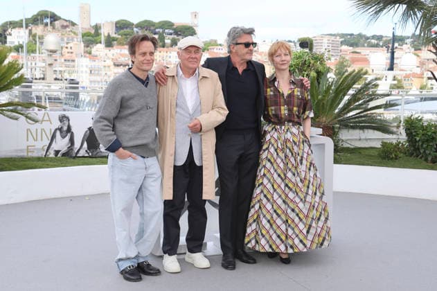 August Diehl, Hanns Zischler, PaweÅ Pawlikowskiv and Sandra Hüller at the photocall for the feature film Fatherland at the Festival de Cannes 2026 79 Cannes International Film Festival at the Palais des Festivals Cannes, 15 05 2026 Foto:xD.xBedrosianx xFuturexImagex fatherland_call_6502
