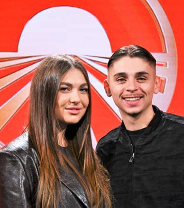 IPA84721396 - Milan,Italy Beijing Express 2026 The Far East photocall with winners Chanel Totti and Filippo Laurino I RECOMMENDED In the photo:Chanel Totti and Filippo Laurino I RECOMMENDED  Copyright: xNickxZonnax xNickxZonnax 84721396