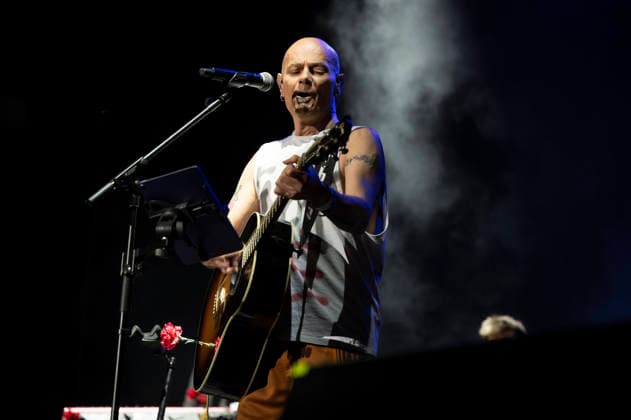 May 15, 2026, Madrid, Spain: Jesus Cifuentes of Celtas Cortos performs during the performance festival San Isidro at the Plaza Mayor de Madrid. Madrid Spain  - ZUMAs197 20260515_aaa_s197_145 Copyright: xAtilanoxGarciax