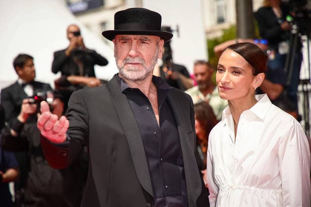 Red Carpet of SOUDAIN at the 79th Cannes Film Festival in Cannes, France - 15 May 2026 Éric Cantona and Rachida Brakni attend the red carpet of Soudain at the 79th Cannes Film Festival. Cannes France Copyright: xMarcoxBaradax xSOPAxImagesx 20260515_RED CARPET SOUDAIN-12