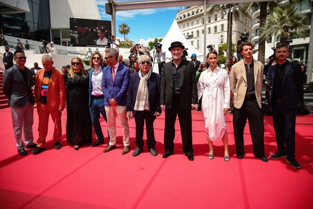 Red Carpet of SOUDAIN at the 79th Cannes Film Festival in Cannes, France - 15 May 2026 (L-R) A guest, Paul Hartnoll, a guest, a guest, David Tryhorn, a guest, Eric Cantona, Rachida Brakni and guests of Cantona attend the red carpet of Soudain at the 79th Cannes Film Festival. Cannes France Copyright: xMarcoxBaradax xSOPAxImagesx 20260515_RED CARPET SOUDAIN-20