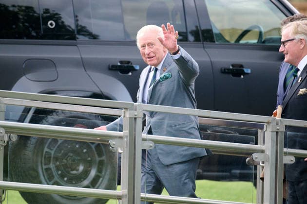 King Charles III arrives at the Royal Windsor Horse Show 2026, Windsor, UK Windsor, UK. 15 May, 2026. King Charles III arrives at the Royal Windsor Horse Show 2026., Credit:Bart Lenoir Avalon UK, Windsor  Copyright: xBartxLenoirx xAvalonx 1099209741