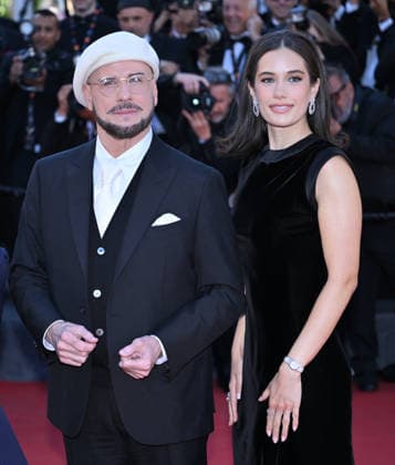 79th Cannes Film Festival: Karma screening CANNES, FRANCE - MAY 15: US director, screenwriter and writer John Travolta (L) and US actress Ella Bleu Travolta (R) arrive for the screening of the film Karma at the 79th edition of the Cannes Film Festival in Cannes, France on May 15, 2026. Mustafa Yalcin Anadolu Cannes France. Editorial use only. Please get in touch for any other usage.  Copyright: x2026xAnadoluxMustafaxYalcinx