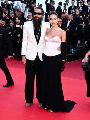 IPA84727763 - Cannes, 79th Cannes Film Festival 2026, evening 4 - red carpet of KARMA. Pictured: Tamara Kalinic, Filippo Testa  Copyright: xTerenghi Ipa-Agency.netx xPoolxPhotoxEventsx07x 84727763