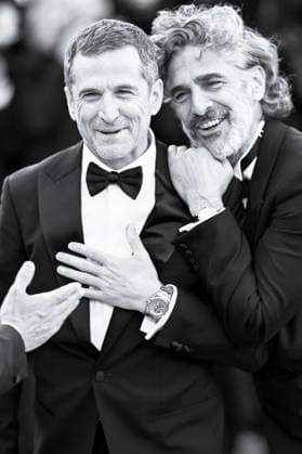79ème Festival International du Film de Cannes Montée des marches du film Karma 79th International Cannes Film Festival Red Carpet for Karma movie 456110 2026 05 15 Canet, Guillaume Sbaraglia, Leonardo  Copyright: xEstellexCarlierx xStarfacex STAR_456110_029