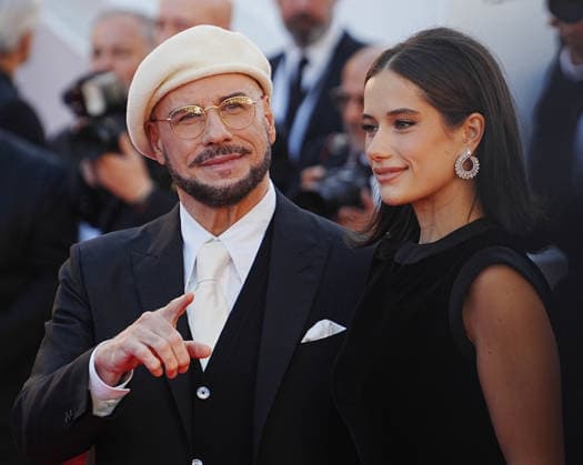 79eme FESTIVAL DE CANNES 15 05 2026 CANNES, FRANCE - MAY 15: John Travolta and Ella Bleu Travolta attends the Karma screening during the 79th annual Cannes Film Festival at Palais des Festivals on May 15, 2026 in Cannes, France. .photos Laurent Lairys CANNESFrance  Copyright: xLaurentxLairysx