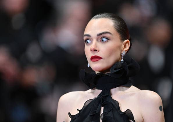 79th Cannes Film Festival: Gentle Monster screening CANNES, FRANCE - MAY 15: British model Cara Delevingne arrives for the screening of the film Gentle Monster at the 79th edition of the Cannes Film Festival in Cannes, France on May 15, 2026. Mustafa Yalcin Anadolu Cannes France. Editorial use only. Please get in touch for any other usage.  Copyright: x2026xAnadoluxMustafaxYalcinx