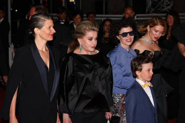 May 15, 2026, Cannes, Cote D azur, France: CAMILLE DALMAIS, CATHERINE DENEUVE, MARIE KREUTZER and LEA SEYDOUX on the red carpet for the screening of GENTLE MONSTER at the 79th Annual Cannes Film Festival at Palais des Festivals in Cannes, France Cannes France  - ZUMAc179 20260515_zep_c179_158 Copyright: xMickaelxChavetx