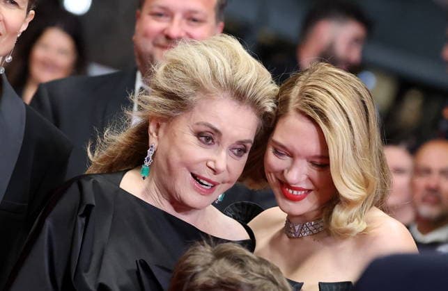 Catherine Deneuve, Léa Seydoux Montée des marches du film Gentle Monster lors du 79ème Festival International du Film de Cannes, le 15 mai 2026 Jacovides Moreau Bestimage Red carpet for Gentle Monster at the 79th Cannes International Film Festival on May 15, 2026 Cannes France  Copyright: xJACOVIDES-MOREAUx xBESTIMAGExJACOVIDES-MOREAUx xBESTIMAGEx