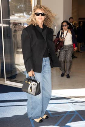 Cannes Rose Bertram Exits Martinez MP Cannes, France- May 14: Rose Bertram leaves the Martinez Hotel during 79th Festival of Cannes, on May 15, 2026 in Cannes, France. Photo by Marco Piovanotto ABACAPRESS:COM Cannes France  Copyright: xPiovanottoxMarco ABACAx