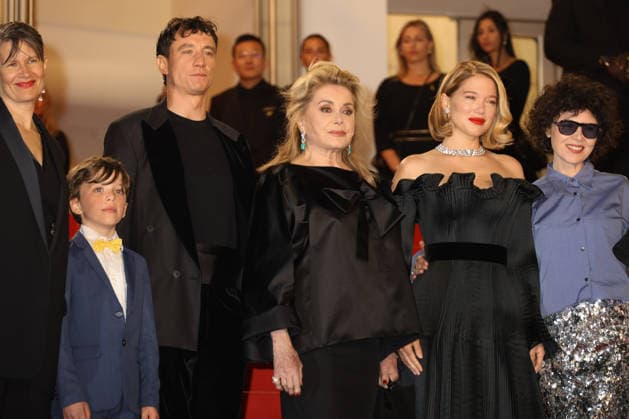 79ème Festival International du Film de Cannes Montée des marches du film Gentle Monster 79th Cannes Film Festival Red carpet of the film Gentle monster Malo Blanchet, Laurence Rupp, Catherine Deneuve, Lea Seydoux and Marie Kreutzer 456118 2026 05 15 Cannes France  Copyright: xIsabellexVautierx xStarfacex STAR_456118_012