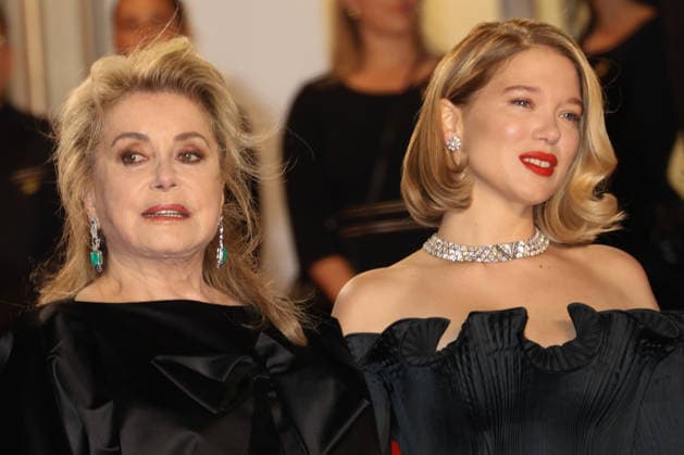 79ème Festival International du Film de Cannes Montée des marches du film Gentle Monster 79th Cannes Film Festival Red carpet of the film Gentle monster Catherine Deneuve and Lea Seydoux 456118 2026 05 15 Cannes France  Copyright: xIsabellexVautierx xStarfacex STAR_456118_013