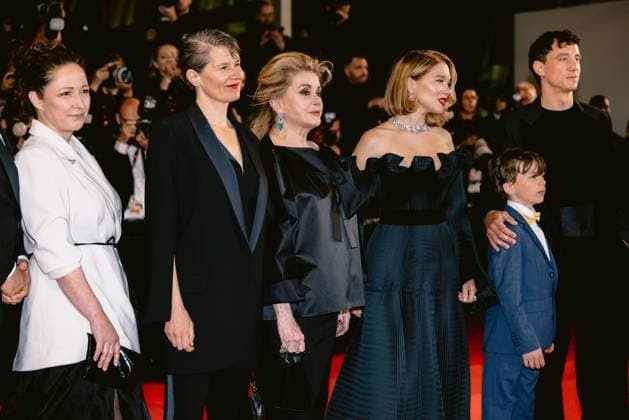 79ème Festival International du Film de Cannes Montée des marches du film Gentle Monster 79th International Cannes Film Festival Red Carpet for Gentle Monster 456117 2026 05 15 Alpes Maritimes Cannes France Seydoux, Léa Blanchet, Malo Dalmais, Camille Camille chanteuse Rupp, Laurence  Copyright: xTerencexBaelenx STAR_456117_034