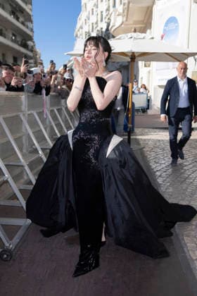 Cannes Rebecca Patricia Armstrong Exits Martinez MP Cannes, France- May 14: Rebecca Patricia Armstrong leaves the Martinez Hotel during 79th Festival of Cannes, on May 15, 2026 in Cannes, France. Photo by Marco Piovanotto ABACAPRESS:COM Cannes France  Copyright: xPiovanottoxMarco ABACAx
