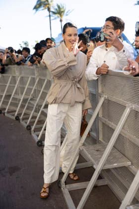Cannes Adriana Lima Exits Martinez MP Cannes, France- May 14: Adriana Lima leaves the Martinez Hotel during 79th Festival of Cannes, on May 15, 2026 in Cannes, France. Photo by Marco Piovanotto ABACAPRESS:COM Cannes France  Copyright: xPiovanottoxMarco ABACAx