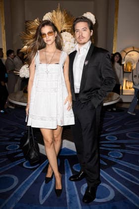 Cannes Barbara Palvin, Dylan Sprouse Exits Martinez MP Cannes, France- May 14: Barbara Palvin, Dylan Sprouse leave the Martinez Hotel during 79th Festival of Cannes, on May 15, 2026 in Cannes, France. Photo by Marco Piovanotto ABACAPRESS:COM Cannes France  Copyright: xPiovanottoxMarco ABACAx