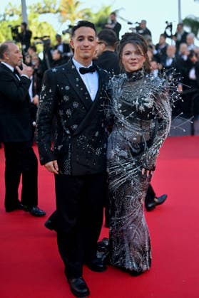 Cannes Karma Red Carpet. FC Thibaud Delapart aka Tibo InShape and Justine Delapart aka Juju Fitcats attending the Karma red carpet during the 79th Cannes Film Festival in Cannes, France on May 15, 2026. Photo by Franck Castel ABACAPRESS.COM Cannes  Copyright: xCastelxFranck ABACAx