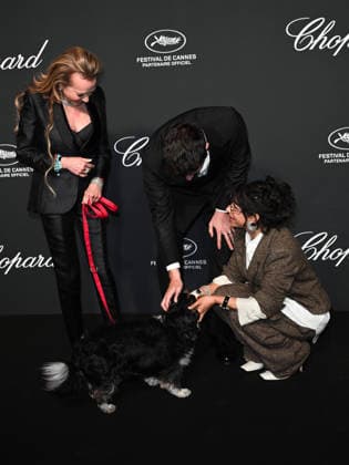 IPA84735713 - Cannes, 79th Cannes Film Festival 2026, Evening 4 - The Chopard Universe Gala Evening. In the Photo Odessa A zion, Caroline Scheufele, Connor Swindells  Copyright: xSimonexComix xPoolxPhotoxEventsx07x 84735713