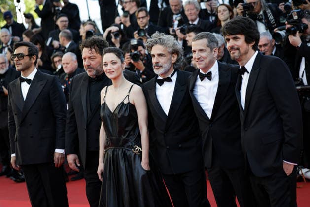 79ème Festival International du Film de Cannes Montée des marches du film Karma 79ème Festival International du Film de Cannes montee Karma 79th International Cannes Film Festival Red carpet Karma with Simon Jacquet, Leonardo Sbaraglia, Marion Cotillard, Denis Ménochet, Guillaume Canet and Maxime Nucci 456114 2026 05 15  Copyright: xLionelxGuericolas MPPx STAR_456114_088