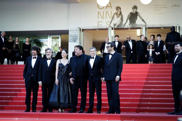 79ème Festival International du Film de Cannes Montée des marches du film Karma 79ème Festival International du Film de Cannes montee Karma 79th International Cannes Film Festival Red carpet Karma with Simon Jacquet, Leonardo Sbaraglia, Marion Cotillard, Denis Ménochet, Guillaume Canet and Maxime Nucci 456114 2026 05 15  Copyright: xLionelxGuericolas MPPx STAR_456114_113