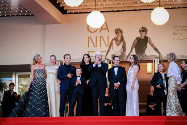 79ème Festival International du Film de Cannes Montée des marches du film Karma 79ème Festival International du Film de Cannes montee Karma 79th International Cannes Film Festival Red carpet Karma with John Travolta et sa fille Ella Bleue Travolta 456114 2026 05 15  Copyright: xLionelxGuericolas MPPx STAR_456114_155
