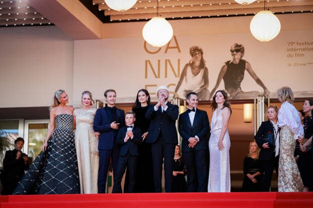 79ème Festival International du Film de Cannes Montée des marches du film Karma 79ème Festival International du Film de Cannes montee Karma 79th International Cannes Film Festival Red carpet Karma with John Travolta et sa fille Ella Bleue Travolta 456114 2026 05 15  Copyright: xLionelxGuericolas MPPx STAR_456114_156