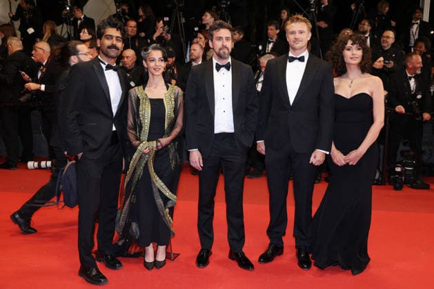 Cannes - Gentle Monster Red Carpet JD Guests, Reed Van Dyk, Boyd Holbrook and Gratiela Brancusi attends the Gentle Monster screening on the red carpet during the 79th annual Cannes Film Festival at Palais des Festivals on May 15, 2026 in Cannes, France. Photo by Jerome Domine ABACAPRESS.COM Cannes France  Copyright: xDominexJerome ABACAx