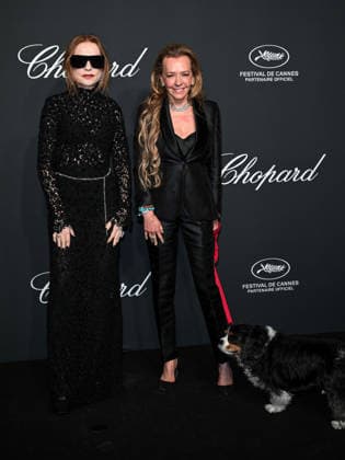 IPA84735576 - Cannes, 79th Cannes Film Festival 2026, evening 4 - The Chopard Universe Gala Evening. Pictured: Isabelle Huppert, and Caroline Scheufele  Copyright: xSimonexComix xPoolxPhotoxEventsx07x 84735576