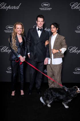 Caroline Scheufele, Connor Swindells, Odessa A zion au dîner du Trophée Chopard au Carlton Beach Club lors du 79ème Festival International du Film de Cannes le 15 mai 2026 Olivier Borde Bestimage the Chopard Trophy dinner at the Carlton Beach Club during the 79th Cannes International Film Festival on 15 May 2026 Cannes France  Copyright: xOLIVIERxBORDEx xBESTIMAGExOLIVIERxBORDEx xBESTIMAGEx