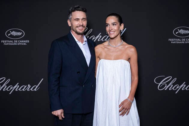 James Franco and his partner Izabel Pakzad at the Chopard Trophy dinner at the Carlton Beach Club during the 79th Cannes International Film Festival on 15 May 2026 Olivier Borde Bestimage the Chopard Trophy dinner at the Carlton Beach Club during the 79th Cannes International Film Festival on 15 May 2026 Cannes France  Copyright: xOLIVIERxBORDEx xBESTIMAGExOLIVIERxBORDEx xBESTIMAGEx