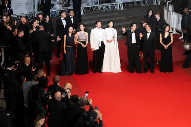 Cannes Gun Che Colony Red Carpet EB South Korean actor Jun Ji-Hyun, South Korean actor Ji Chang-Wook, South Korean actor Koo Kyo-Hwan, South Korean actress Shin Hyeon-Bin during the Gun-Che Colony red carpet during the 79th Cannes Film Festival in Cannes, France on May 15, 2026. Photo by Eliot Blondet ABACAPRESS.COM Cannes France France  Copyright: xBlondetxEliot ABACAx