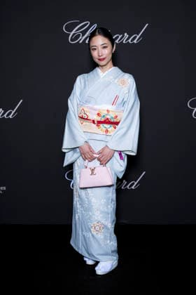 Megumi at the Chopard Trophy dinner at the Carlton Beach Club during the 79th Cannes International Film Festival on 15 May 2026 Olivier Borde Bestimage the Chopard Trophy dinner at the Carlton Beach Club during the 79th Cannes International Film Festival on 15 May 2026 Cannes France  Copyright: xOLIVIERxBORDEx xBESTIMAGExOLIVIERxBORDEx xBESTIMAGEx
