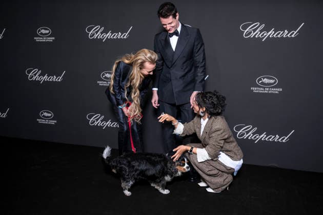 Caroline Scheufele, Connor Swindells, Odessa A zion au dîner du Trophée Chopard au Carlton Beach Club lors du 79ème Festival International du Film de Cannes le 15 mai 2026 Olivier Borde Bestimage the Chopard Trophy dinner at the Carlton Beach Club during the 79th Cannes International Film Festival on 15 May 2026 Cannes France  Copyright: xOLIVIERxBORDEx xBESTIMAGExOLIVIERxBORDEx xBESTIMAGEx