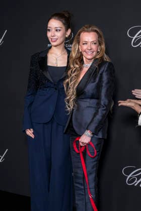 Gina Alice Redlinger, Caroline Scheufele at the Chopard Trophy dinner at the Carlton Beach Club during the 79th Cannes International Film Festival on 15 May 2026 Olivier Borde Bestimage the Chopard Trophy dinner at the Carlton Beach Club during the 79th Cannes International Film Festival on 15 May 2026 Cannes France  Copyright: xOLIVIERxBORDEx xBESTIMAGExOLIVIERxBORDEx xBESTIMAGEx