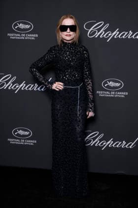 Isabelle Huppert at the Chopard Trophy dinner at the Carlton Beach Club during the 79th Cannes International Film Festival on 15 May 2026 Olivier Borde Bestimage the Chopard Trophy dinner at the Carlton Beach Club during the 79th Cannes International Film Festival on 15 May 2026 Cannes France  Copyright: xOLIVIERxBORDEx xBESTIMAGExOLIVIERxBORDEx xBESTIMAGEx