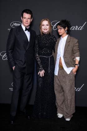 Connor Swindells, Isabelle Huppert, Odessa A zion au dîner du Trophée Chopard au Carlton Beach Club lors du 79ème Festival International du Film de Cannes le 15 mai 2026 Olivier Borde Bestimage the Chopard Trophy dinner at the Carlton Beach Club during the 79th Cannes International Film Festival on 15 May 2026 Cannes France  Copyright: xOLIVIERxBORDEx xBESTIMAGExOLIVIERxBORDEx xBESTIMAGEx