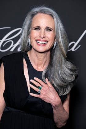 Andie MacDowell at the Chopard Trophy dinner at the Carlton Beach Club during the 79th Cannes International Film Festival on 15 May 2026 Olivier Borde Bestimage the Chopard Trophy dinner at the Carlton Beach Club during the 79th Cannes International Film Festival on 15 May 2026 Cannes France  Copyright: xOLIVIERxBORDEx xBESTIMAGExOLIVIERxBORDEx xBESTIMAGEx