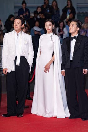 Cannes Gun-Che screening NG Kim Shin-rok, Shin Hyun-been, Koo Kyo-hwan, Ji Chang-wook, Jun Ji-hyun, Yeon Sang-ho and Yang Yu-min attending the ‘Gun-Che (Colony)’ Screening and Red Carpet at Palais Des Festivals in Cannes, France on May 15 2026 as part of the 79th Cannes Film Festival. Photo by Nicolas Genin ABACAPRESS.COM Cannes France  Copyright: xGeninxNicolas ABACAx
