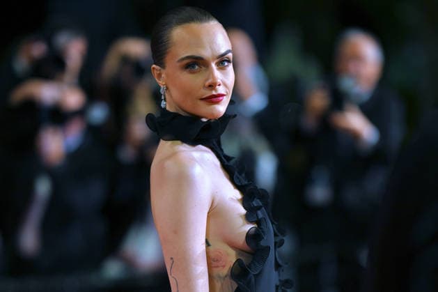Cannes Gentle Monster Red Carpet. FC Cara Delevingne attending the Gentle Monster red carpet during the 79th Cannes Film Festival in Cannes, France on May 15, 2026. Photo by Franck Castel ABACAPRESS.COM Cannes  Copyright: xCastelxFranck ABACAx