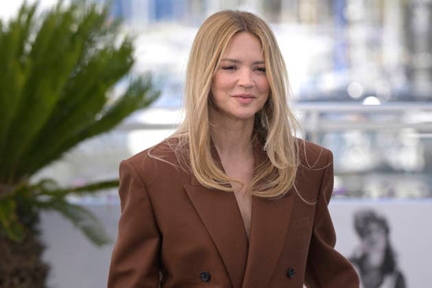 Virginie Efira arrives at the Histoires Paralleles (Parallel Tales) photocall at the 79th annual Cannes Film Festiva Festival at Palais des Festivals on May 15, 2026 in Cannes, France.  CAN20260515721 RoccoxSpaziani