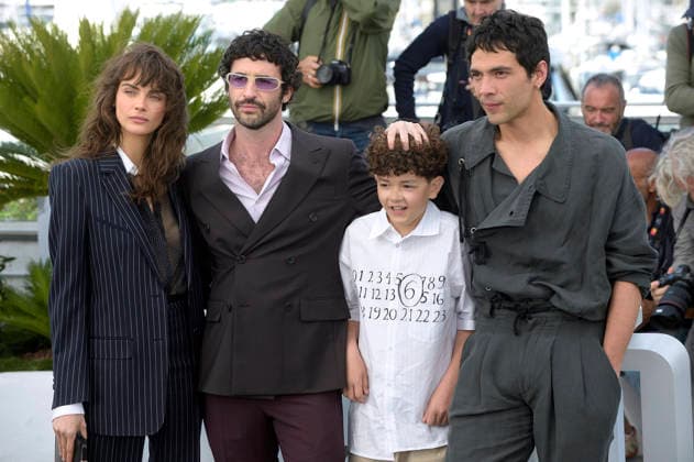 Cara Delevingne, Jordan Firstman, Reggie Absolom , Diego Calva arrive at the Club Kid photocall at the 79th annual Cannes Film Festival at Palais des Festivals on May 15, 2026 in Cannes, France.  CAN20260515790 RoccoxSpaziani