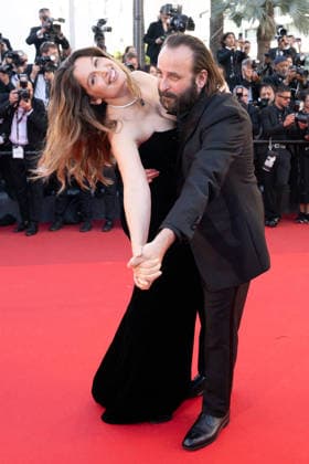 Cannes Karma Red Carpet LZ Laetitia Casta and Vincent Macaigne attending the red carpet screening of Karma during the 79th Cannes Film Festival in Cannes on May 15, 2026. Photo by Laurent Zabulon ABACAPRESS.COM Cannes  Copyright: xZabulonxLaurentx