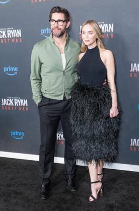 May 15, 2026, Bronx, New York, USA: New York, NY, May 15, 2026: John Krasinski and Emily Blunt attend World Premiere of Amazon MGM Studios Tom Clancy s Jack Ryan: Ghost War at Regal Times Square Bronx USA  - ZUMAr339 20260515_znp_r339_029 Copyright: xLevxRadinx