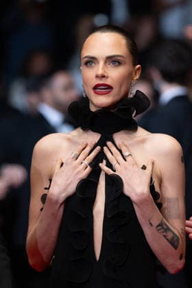Cannes Gentle Monster Red Carpet LZ Cara Delevigne attending the red carpet screening of Gentle Monster during the 79th Cannes Film Festival in Cannes on May 15, 2026. Photo by Laurent Zabulon ABACAPRESS.COM Cannes  Copyright: xZabulonxLaurentx