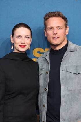 Los Angeles Ca May 15: Caitriona Balfe & Sam Heughan at The Season Finale Premiere of Outlander at the Linwood Dunn Theatre on May 15, 2026 Credit: USA  - ZUMAa123 20260515_zaa_a123_025 Copyright: xAdMediax