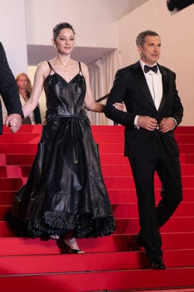 Cannes Karma Red Carpet LZ Marion Cotillard and Guillaume Canet attending the red carpet screening of Karma during the 79th Cannes Film Festival in Cannes on May 15, 2026. Photo by Laurent Zabulon ABACAPRESS.COM Cannes  Copyright: xZabulonxLaurentx