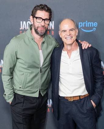 May 15, 2026, Bronx, New York, USA: New York, NY, May 15, 2026: John Krasinski and Michael Kelly attend World Premiere of Amazon MGM Studios Tom Clancy s Jack Ryan: Ghost War at Regal Times Square Bronx USA  - ZUMAr339 20260515_znp_r339_046 Copyright: xLevxRadinx