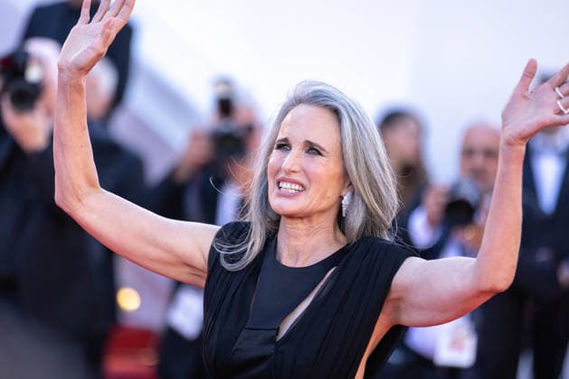 May 15, 2026, Cannes, France, France: US model Andie MacDowell attends the red carpet of Karma at the 79th Cannes Film Festival in Cannes, France. Cannes France  - ZUMAs197 20260515_aaa_s197_517 Copyright: xMarcoxBaradax