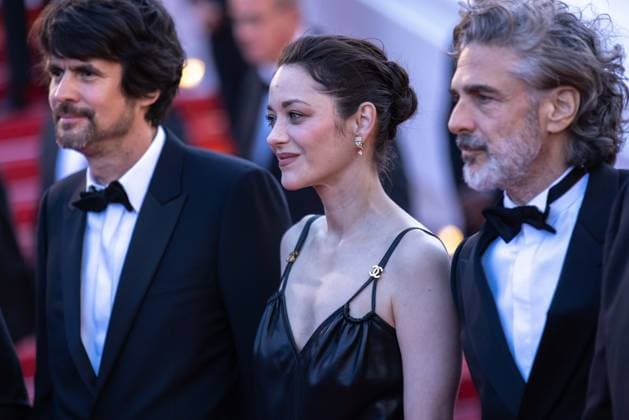 May 15, 2026, Cannes, France, France: Simon Jacquet, Marion Cotillard and Leonardo Sbaraglia attend the red carpet of Karma at the 79th Cannes Film Festival in Cannes, France. Cannes France  - ZUMAs197 20260515_aaa_s197_511 Copyright: xMarcoxBaradax